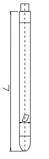 تصویر  ابعاد سایش برای قطر و طول پوکرها  