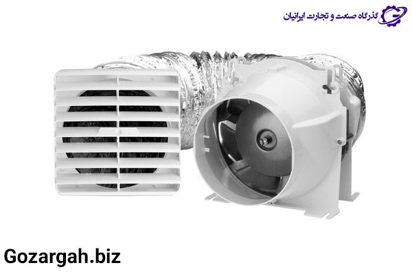 فن سقفی خانگی با کانال هوا