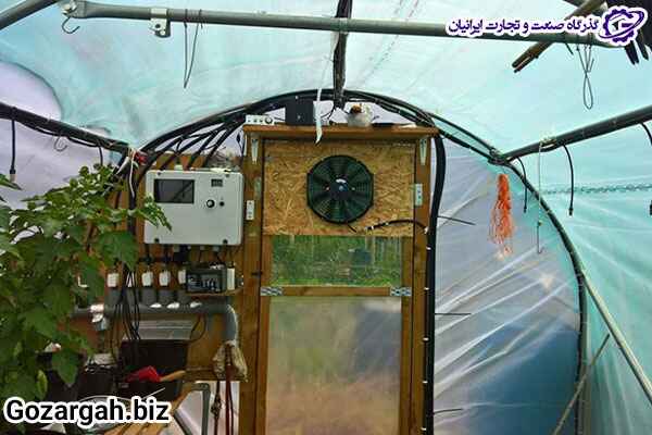 مراحل نصب هواکش گلخانه